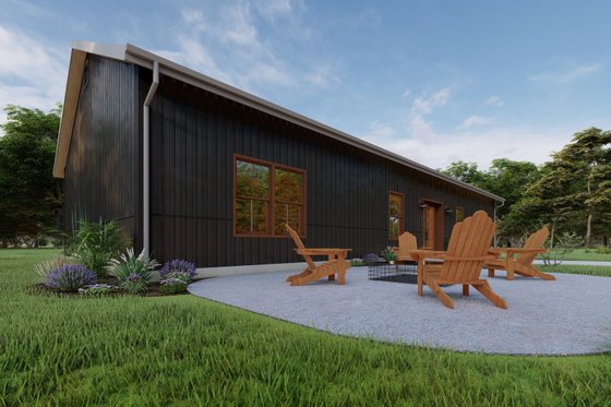 Exterior - Other Elevation 3 for Farmhouse House Plan #1092-15 - 3 bed, 2 bath