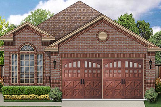 Exterior - Front Elevation for Traditional House Plan #84-286 - 3 bed, 2 bath