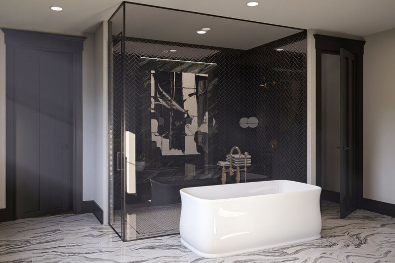 Dream House Plan - Interior - Master Bathroom 1 for Colonial House Plan #455-388 - 5 bed, 4.5 bath