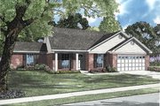 Traditional Style House Plan - 4 Beds 2 Baths 1562 Sq/Ft Plan #17-2511 
