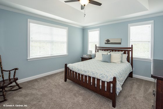 Interior - Master Bedroom for Ranch House Plan #929-881 - 4 bed, 3 bath