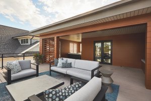 Exterior - Outdoor Living 1 for Contemporary House Plan #928-352 - 4 bed, 4.5 bath