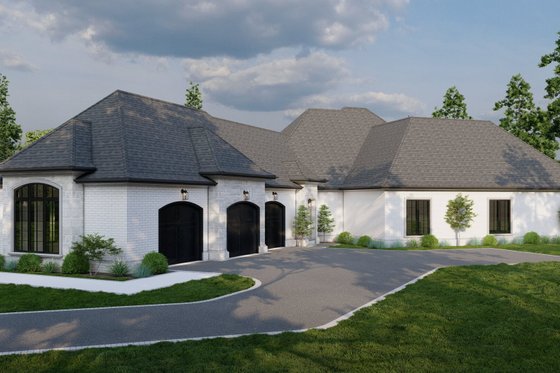 Exterior - Other Elevation 9 for European House Plan #923-69 - 4 bed, 4.5 bath