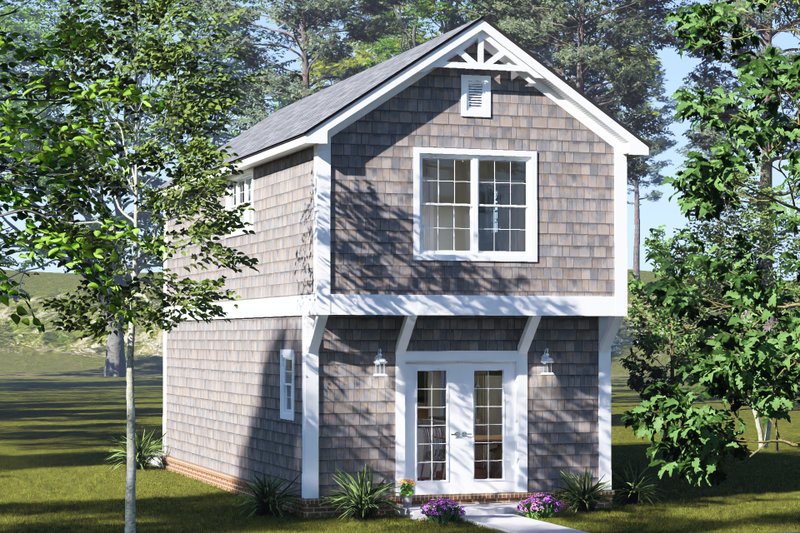 Home Plan - Exterior - Other Elevation 5 for Cottage House Plan #513-2487 - 2 bed, 2.5 bath