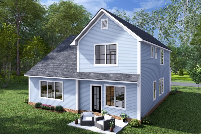 House Design - Exterior - Other Elevation 2 for Cottage House Plan #513-2281 - 4 bed, 3.5 bath