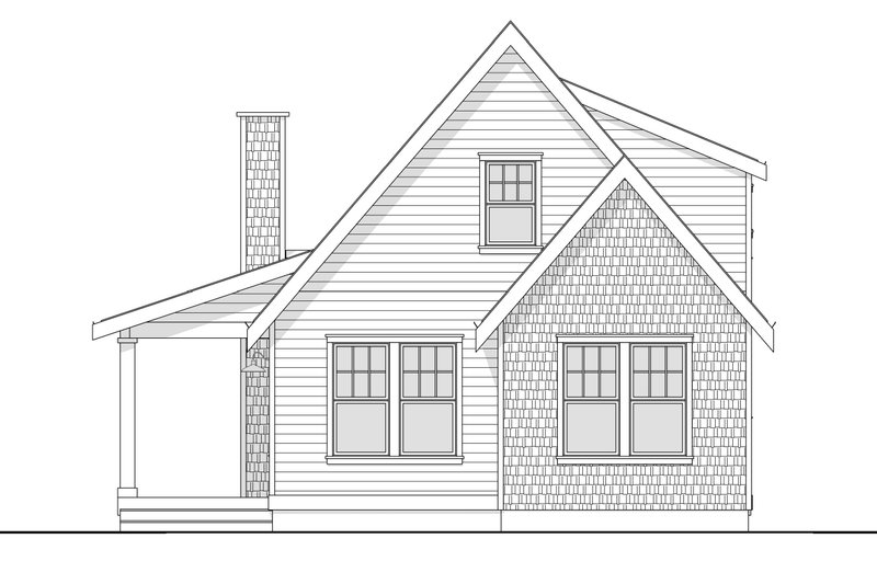 Home Plan - Exterior - Front Elevation 3 for Cottage House Plan #1114-41 - 3 bed, 2 bath