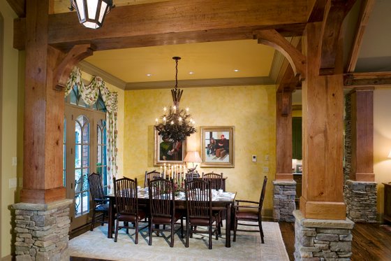 Interior - Dining Room for Farmhouse House Plan #54-390 - 4 bed, 4.5 bath