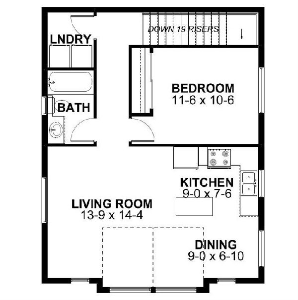 Traditional Floor Plan - Main Floor Plan #126-164
