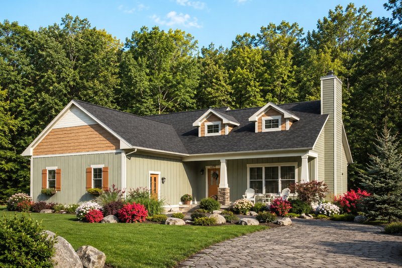 Dream House Plan - Exterior - Front Elevation 2 for Craftsman House Plan #928-118 - 3 bed, 3 bath