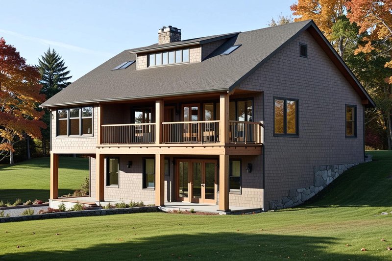 Home Plan - Traditional Exterior - Front Elevation Plan #117-292