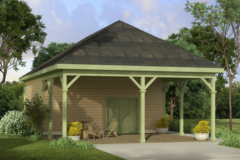 House Plan Design - Cottage Exterior - Front Elevation Plan #124-998