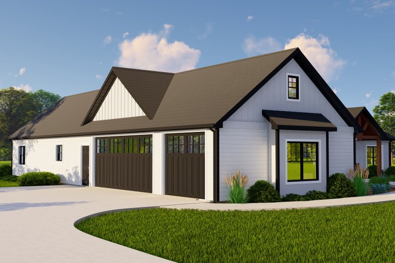 Ranch Style House Plan - 3 Beds 2.5 Baths 2166 Sq/Ft Plan #1064-201 ...