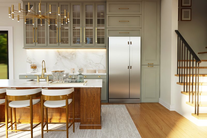 Architectural House Design - Interior - Kitchen 1 for Contemporary House Plan #1064-399 - 3 bed, 2.5 bath