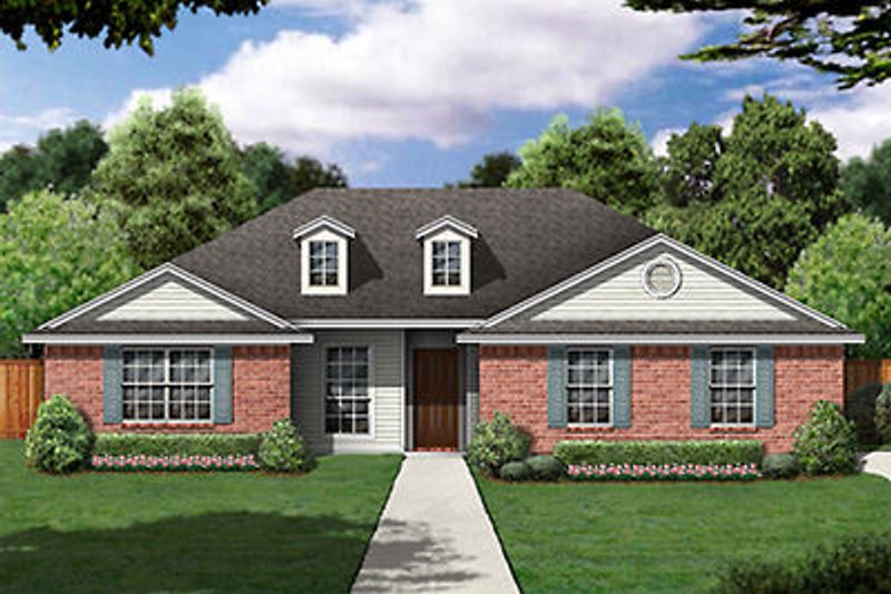 Cottage Style House Plan - 3 Beds 2 Baths 1243 Sq/Ft Plan #84-242