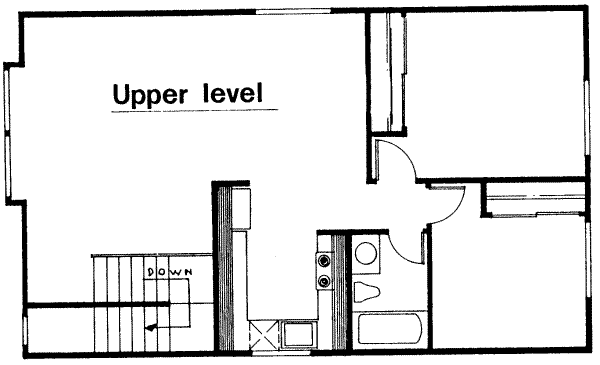 Modern Floor Plan - Upper Floor Plan #303-231