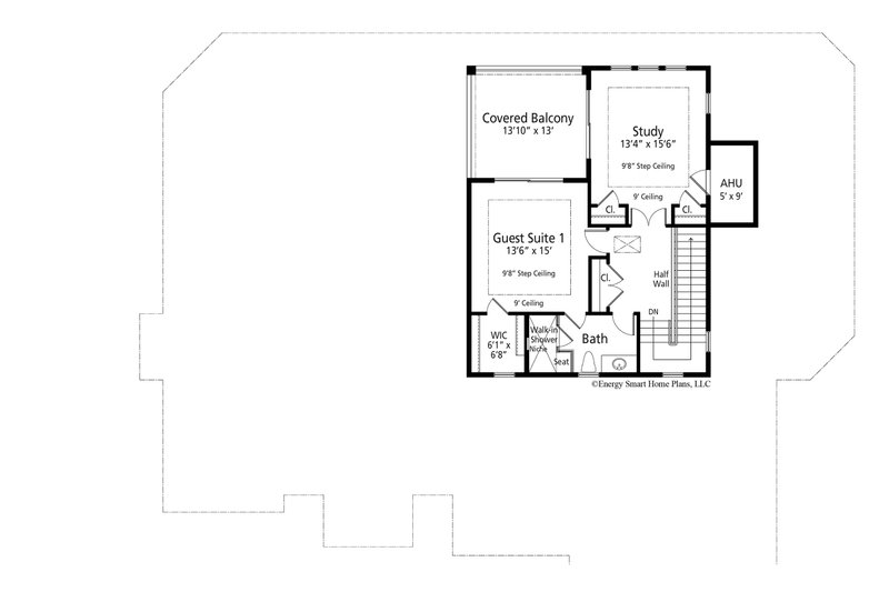 Dream House Plan - Floor Plan - Upper Floor for Ranch House Plan #938-112 - 4 bed, 4.5 bath