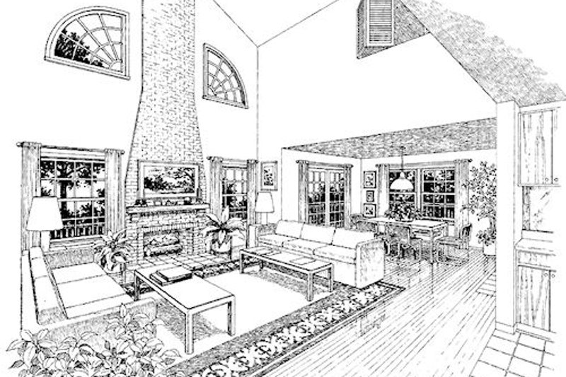 Dream House Plan - Photo for Country House Plan #72-484 - 3 bed, 2 bath