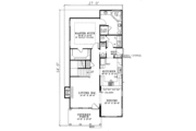 Southern Style House Plan - 3 Beds 2.5 Baths 1672 Sq/Ft Plan #17-2032 