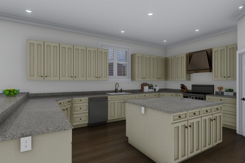 Architectural House Design - Interior - Kitchen 4 for Craftsman House Plan #1060-237 - 2 bed, 3 bath
