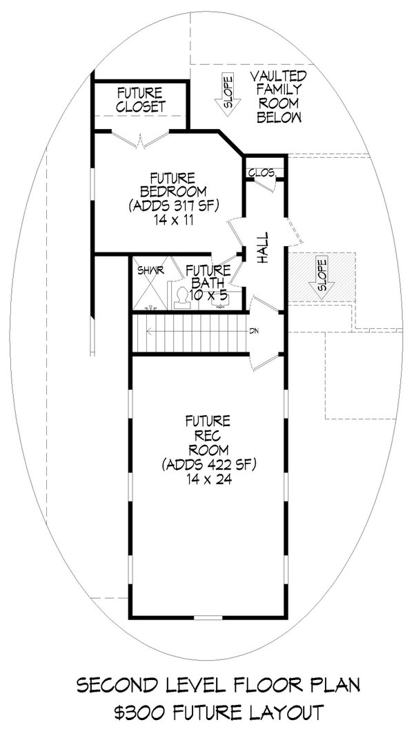Architectural House Design - Farmhouse Floor Plan - Upper Floor Plan #932-1327