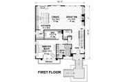Contemporary Style House Plan - 5 Beds 4.5 Baths 4301 Sq/Ft Plan #51-580 