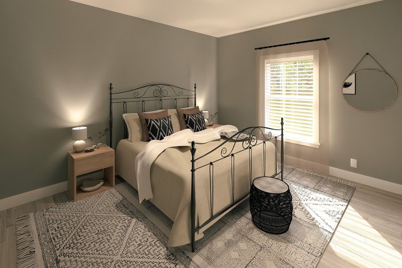 House Plan Design - Interior - Bedroom 2 for Traditional House Plan #44-253 - 4 bed, 3 bath