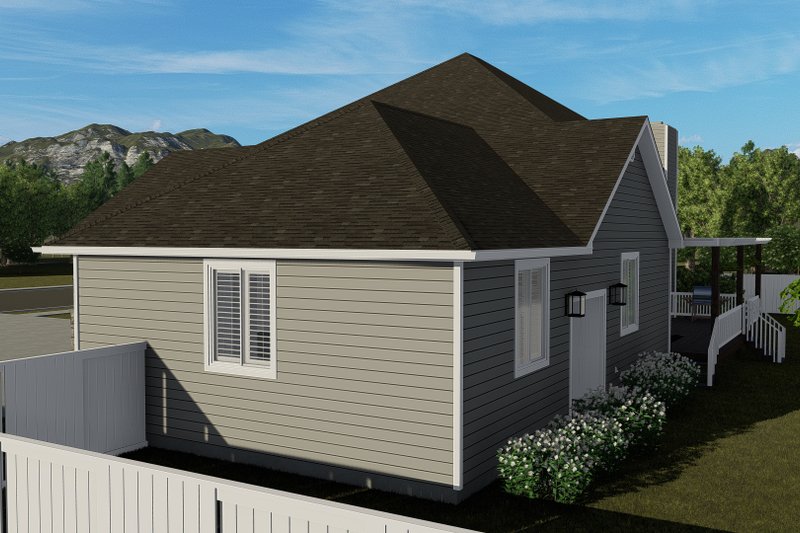 Dream House Plan - Exterior - Other Elevation 1 for Traditional House Plan #1060-8 - 5 bed, 4 bath