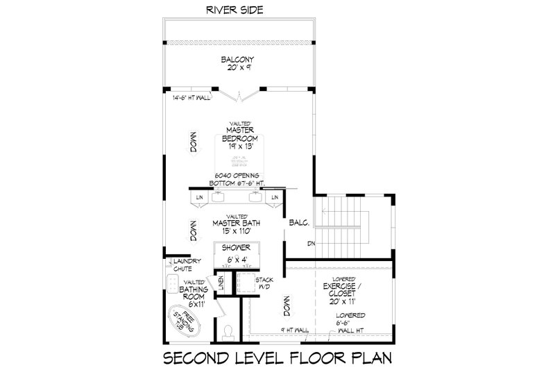 Dream House Plan - Floor Plan - Upper Floor for Contemporary House Plan #932-769 - 4 bed, 3 bath