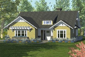 Craftsman Exterior - Front Elevation Plan #453-59