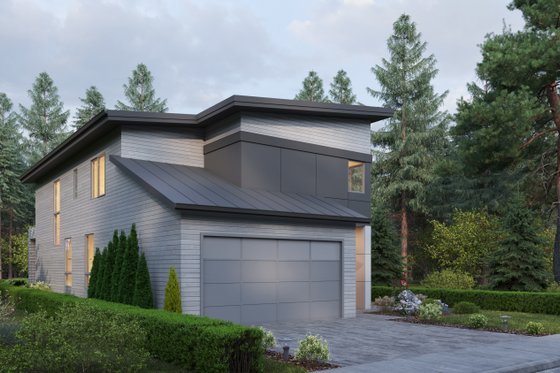 Exterior - Other Elevation 1 for Contemporary House Plan #1066-234 - 5 bed, 3 bath