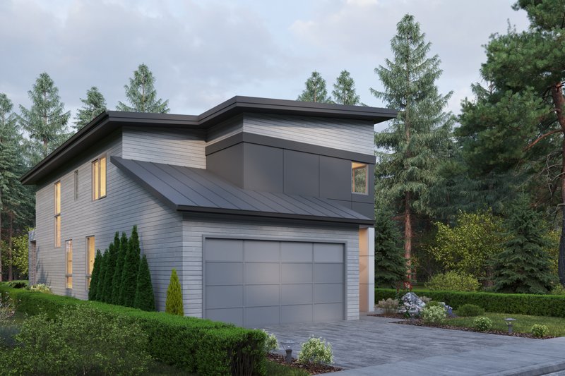 Dream House Plan - Exterior - Other Elevation 1 for Contemporary House Plan #1066-234 - 5 bed, 3 bath