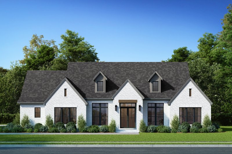 Dream House Plan - Exterior - Front Elevation 3 for Contemporary House Plan #430-374 - 3 bed, 3.5 bath