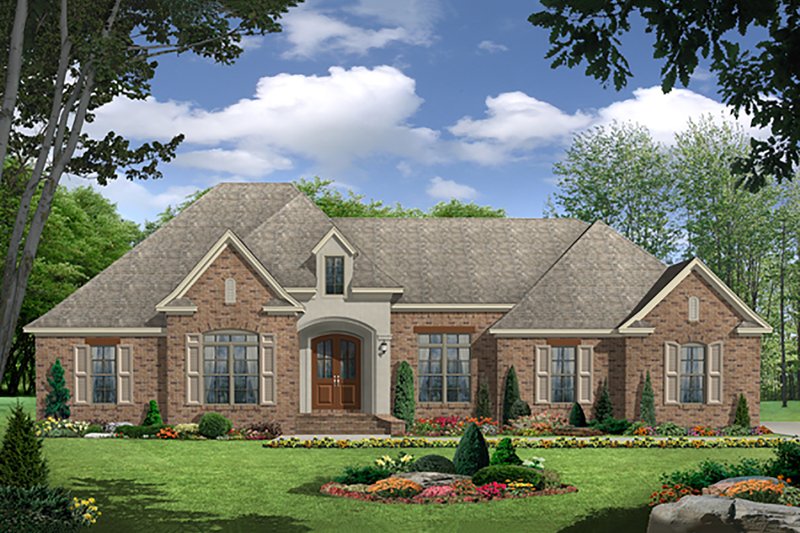 Home Plan -  EUROPEAN / TRADITIONAL, Front Elevation