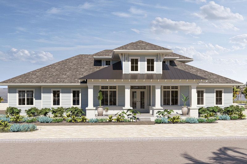 Home Plan - Cottage Exterior - Front Elevation Plan #455-210