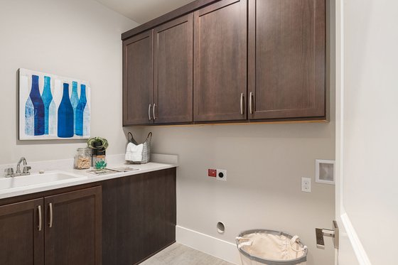 Interior - Laundry for Contemporary House Plan #1066-14 - 5 bed, 4.5 bath