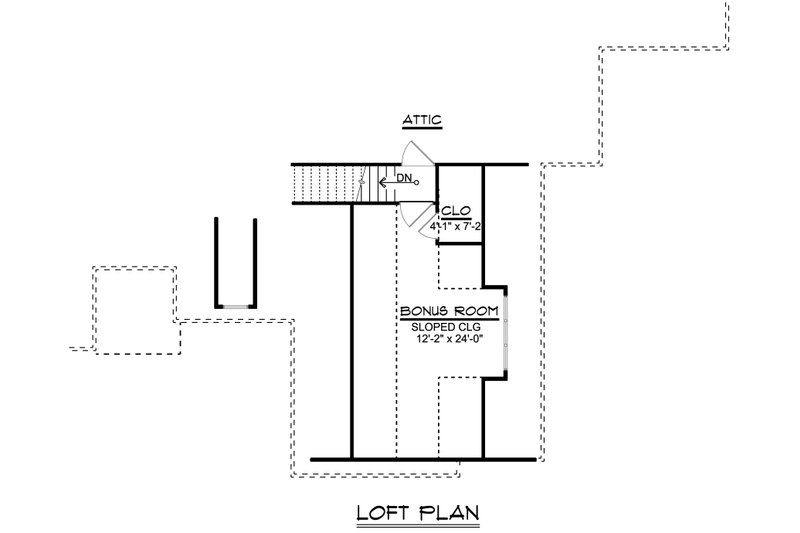 House Plan Design - Floor Plan - Upper Floor for Traditional House Plan #1064-203 - 4 bed, 3 bath