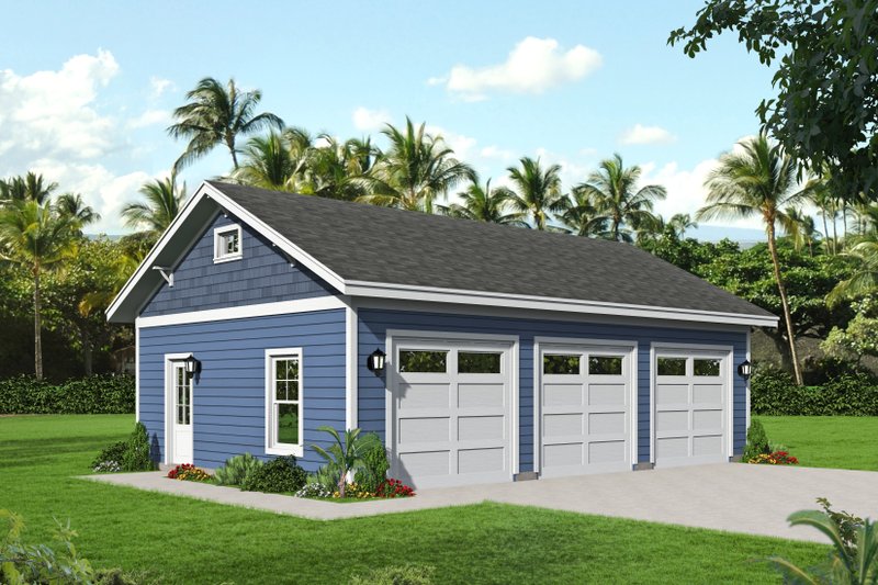 Architectural House Design - Country Exterior - Front Elevation Plan #932-121