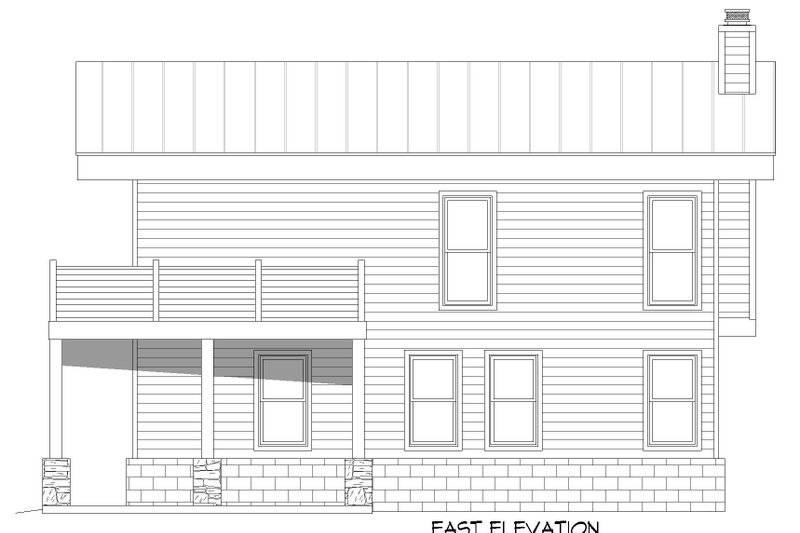 Home Plan - Exterior - Other Elevation 1 for Modern House Plan #932-954 - 3 bed, 2.5 bath