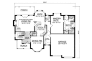 Country Style House Plan - 4 Beds 2.5 Baths 2444 Sq/Ft Plan #40-206 