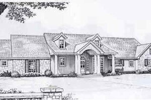 Traditional Exterior - Front Elevation Plan #310-895