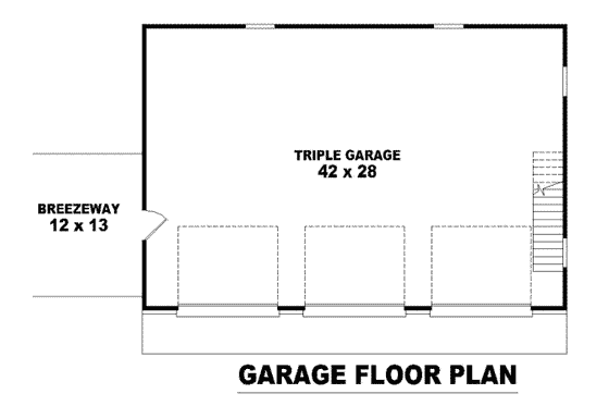 Floor Plan - Other Floor for Southern House Plan #81-772 - 3 bed, 3.5 bath