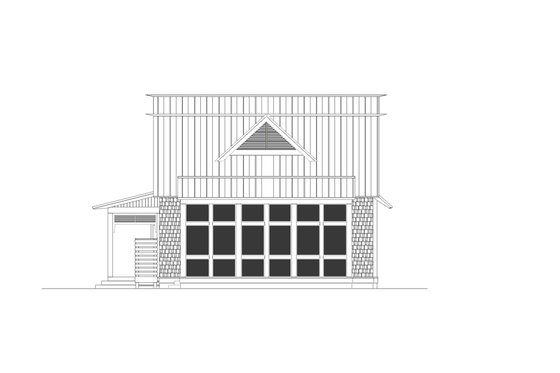 Exterior - Other Elevation 1 for Beach House Plan #443-19 - 4 bed, 4.5 bath