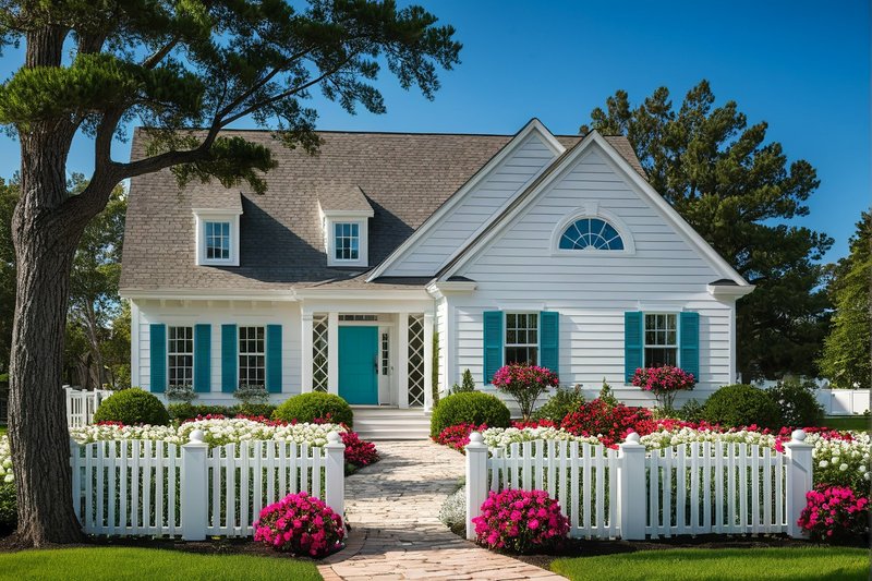 Architectural House Design - Colonial Photo Plan #137-317