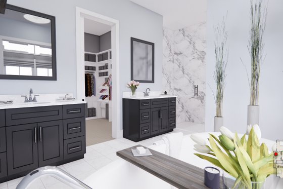 Interior - Master Bathroom for Farmhouse House Plan #51-1232 - 3 bed, 2.5 bath