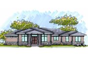 Prairie Style House Plan - 5 Beds 3.5 Baths 3661 Sq/Ft Plan #70-1005 