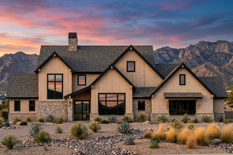 Home Plan - Exterior - Front Elevation 3 for Craftsman House Plan #1096-194 - 5 bed, 5.5 bath