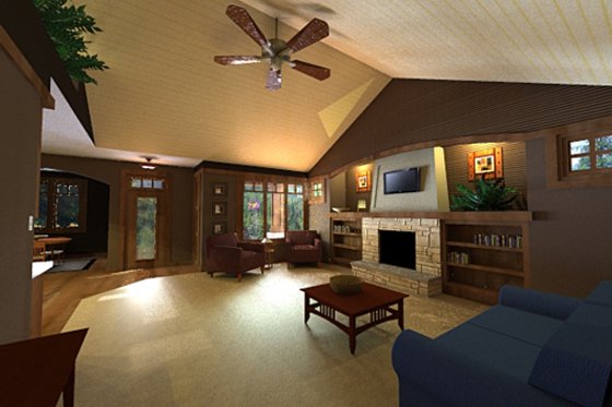 Exterior - Other Elevation 1 for Craftsman House Plan #51-519 - 3 bed, 2 bath