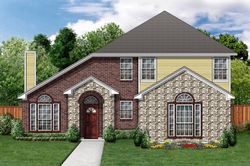 Home Plan - Traditional Exterior - Front Elevation Plan #84-364