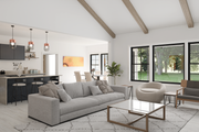 Ranch Style House Plan - 3 Beds 2 Baths 2061 Sq/Ft Plan #1089-9 