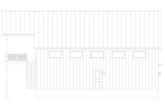 Exterior - Other Elevation 1 for Barndominium House Plan #1060-395 - 2 bed, 1.5 bath